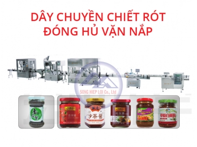 Dây chuyền chiết rót đóng hủ - Dây chuyền chiết rót đóng hủ dạng bột dung dịch 