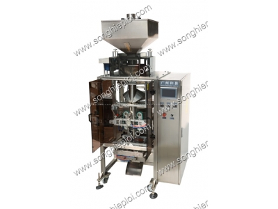 Máy đóng gói dạng hạt hàn mặt sau - Máy đóng gói dạng hạt - Máy đóng gói hạt đạu phộng - Máy đóng gói  hạt dưa - Máy đóng gói 