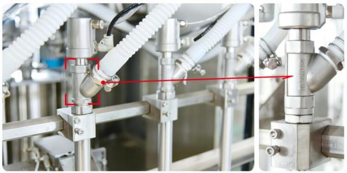 Máy chiết rót thuốc trừ sâu dạng lỏng có độ nhớt cao tự động nằm ngang 1L-5L 800 BPH 3