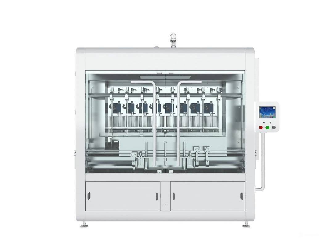 Máy chiết rót thuốc trừ sâu dạng lỏng có độ nhớt cao tự động nằm ngang 1L-5L 800 BPH 0